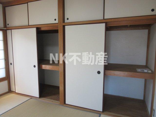 収納　押入れです