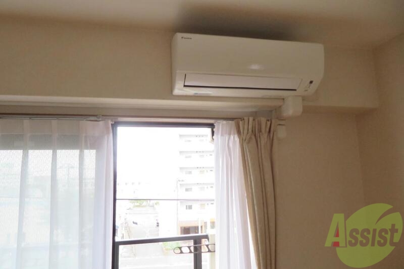 その他設備　エアコンが付いているので夏でも冬でも快適に過ごせそうですね。