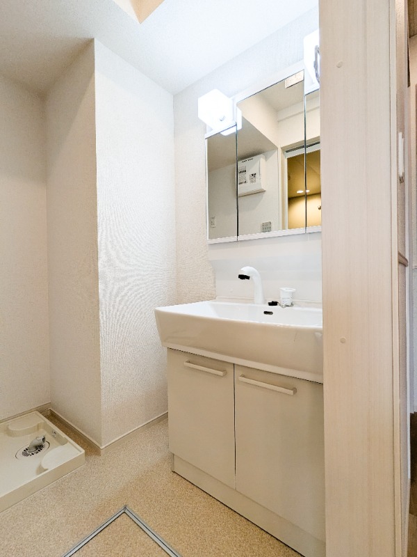 洗面設備　図面と現状に相違がある場合には現状を優先