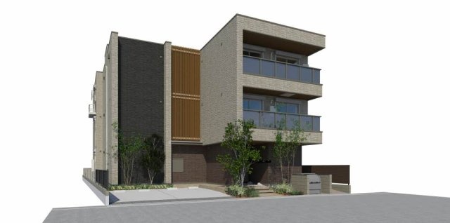 建物外観　完成予想パース