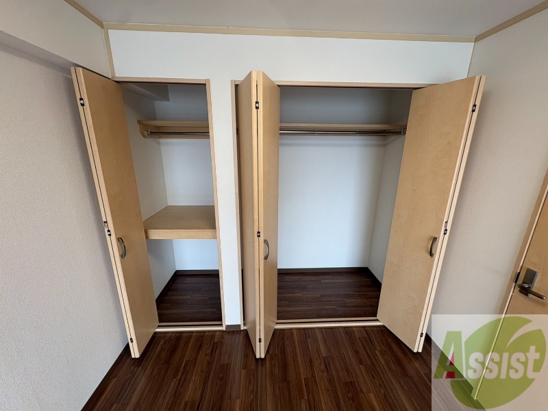 収納　収納もバッチリあるのでお部屋が片付きますよ！