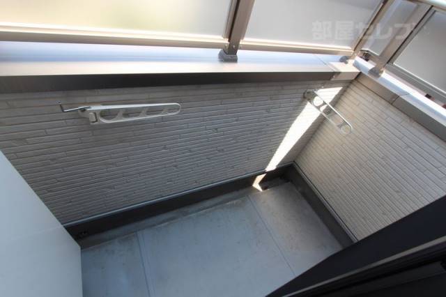 バルコニー　モデルルームの写真です