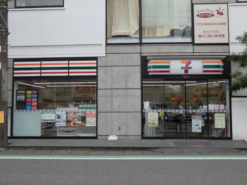 コンビニ　セブンイレブン 川崎溝の口駅南口店（コンビニ）まで604m