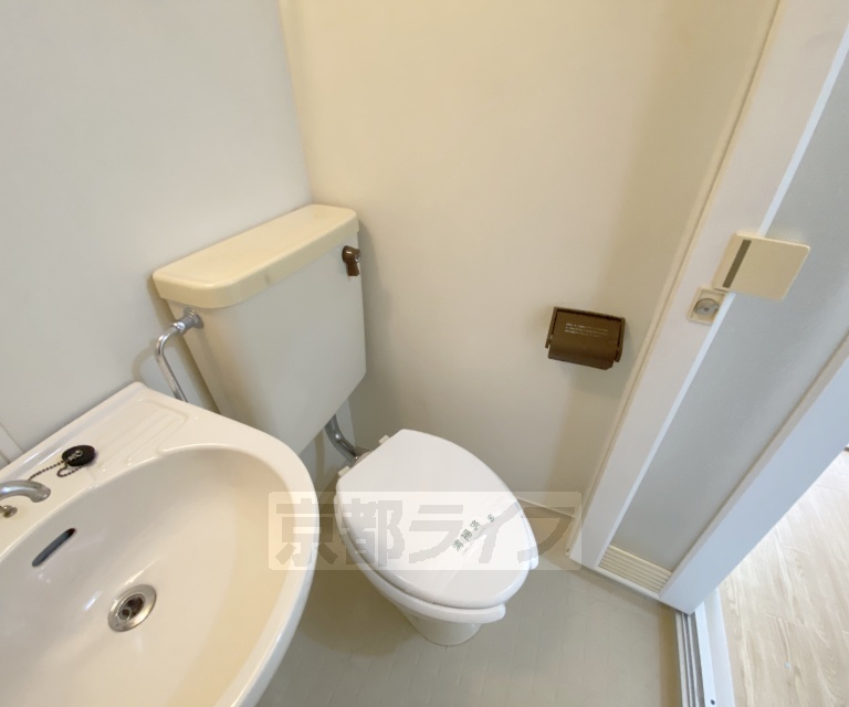 トイレ　ユニットバスのトイレです。