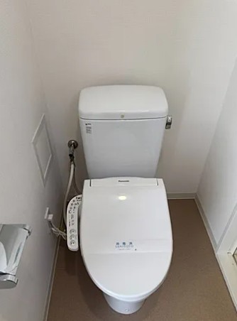 トイレ　ゆったりとした空間のトイレです