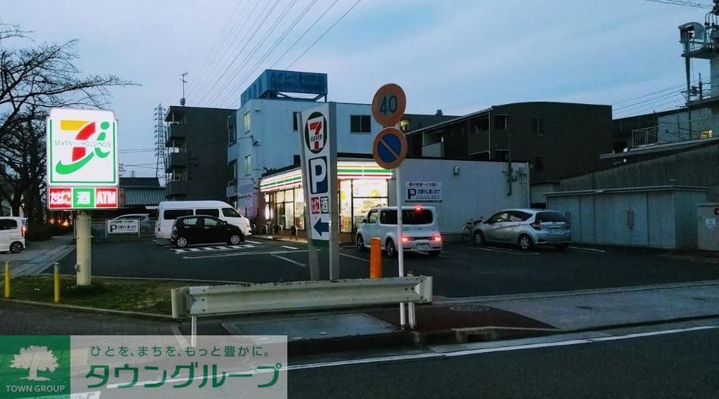 コンビニ　セブンイレブン名古屋八筋町南店（コンビニ）まで100m