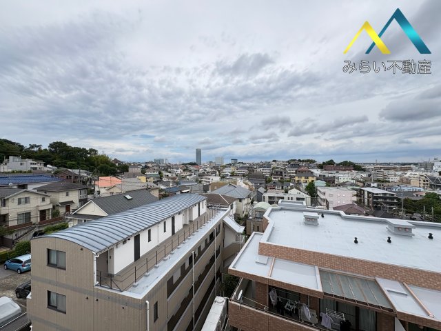 眺望　バルコニーからの眺望。自社撮影写真。