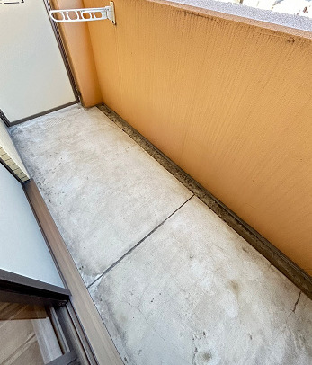 バルコニー　落ち着いた時間を過ごせるバルコニーです