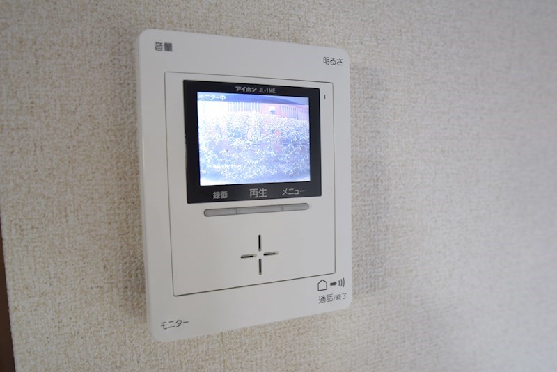 セキュリティ　来訪者の顔を確認できるTVモニターホン