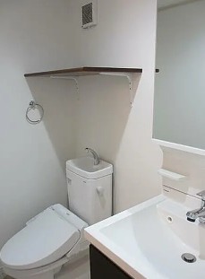 洗面設備　嬉しい独立洗面