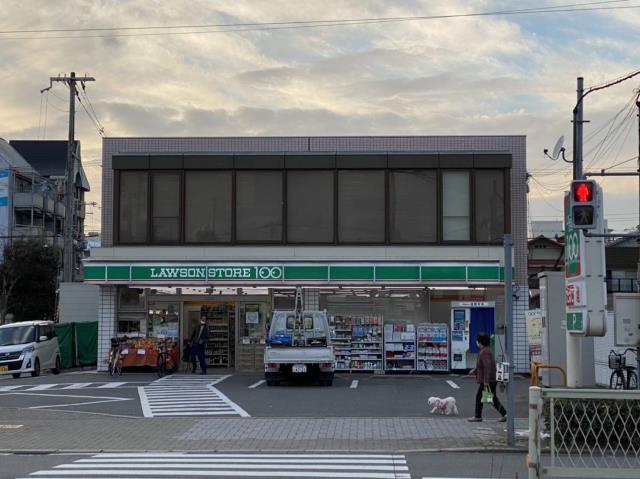 コンビニ　ローソンストア１００（コンビニ）まで280m