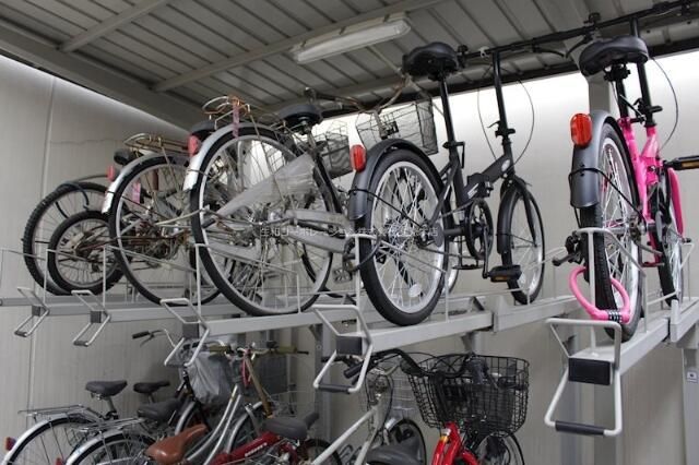 駐車場　駐輪場です。