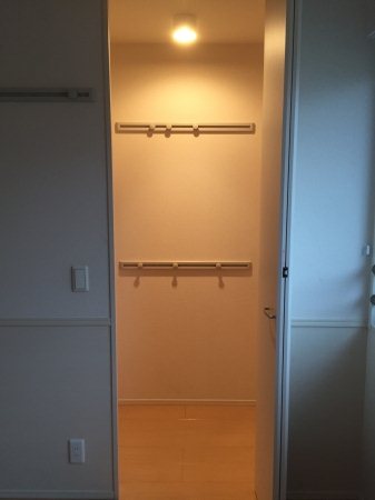 収納　ワンステップクローゼットです。