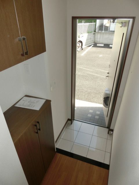 玄関　１階部分が玄関です。