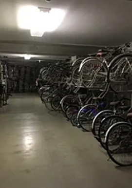 駐車場　駐輪場です。
