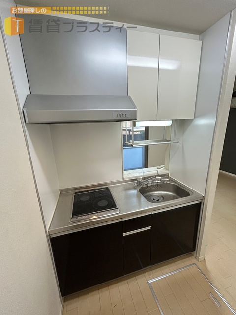 キッチン　ＩＨの２口コンロは手入れがし易いですね