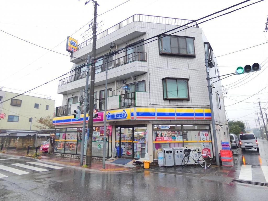 コンビニ　ミニストップ/市川北方店（コンビニ）まで390m