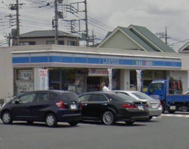 コンビニ　ローソン越谷下間久里仲田店（コンビニ）まで180m