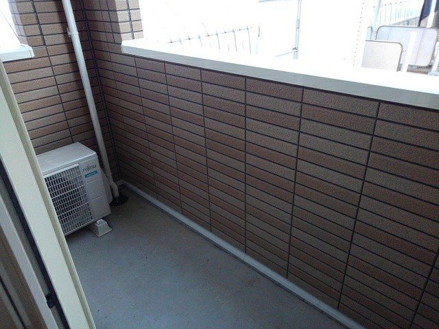 バルコニー　落ち着いた時間を過ごせるバルコニーです