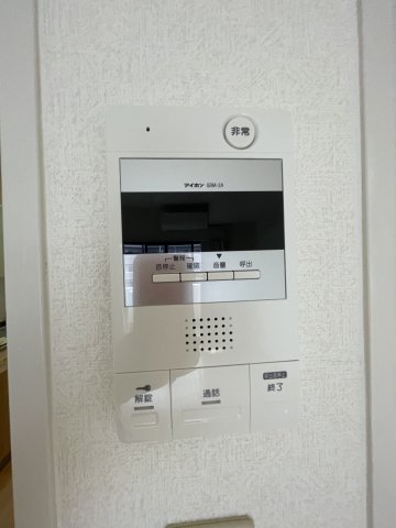 セキュリティ　インターホンです