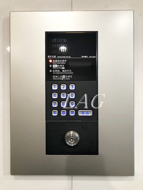 セキュリティ　オートロックです。
