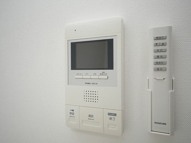 セキュリティ　モニター付きインターホンです