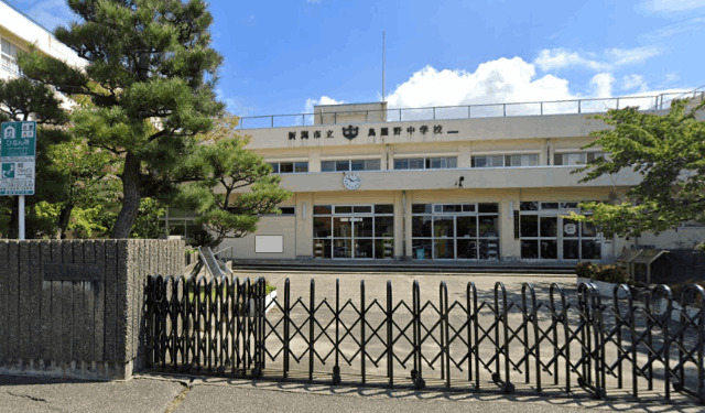 中学校　新潟市立鳥屋野中学校（中学校）まで1839m