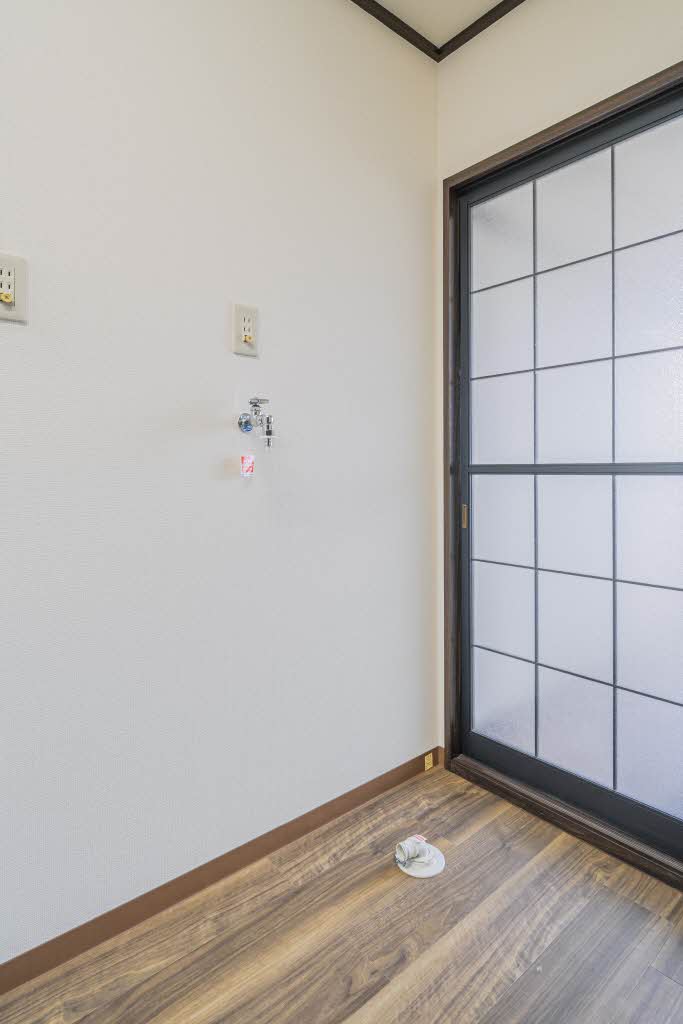 洗面設備　室内洗濯機置き場♪