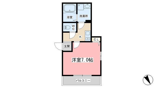 CREA TERRACE椥辻の間取り写真