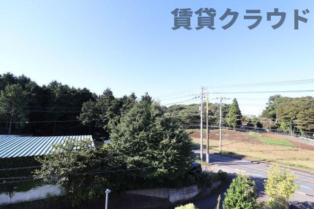 眺望　晴れてるときは洗濯物もサッパリと乾きそうですね！