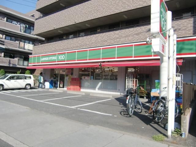 コンビニ　ローソンストア１００（コンビニ）まで354m