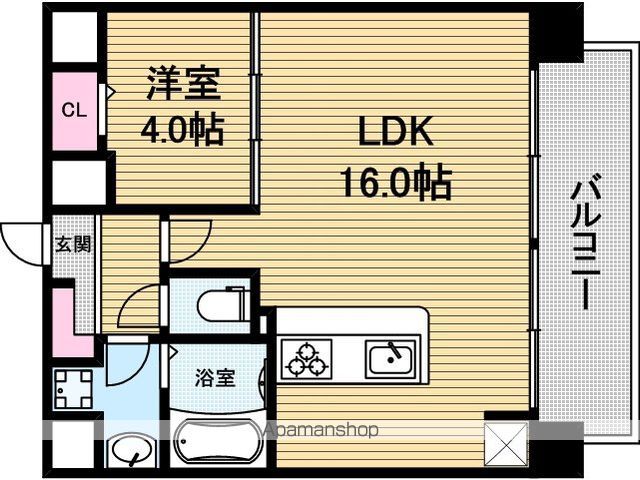 BRAVE徳井町の間取り写真