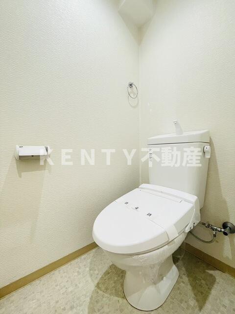 トイレ　ゆったりとした空間のトイレです