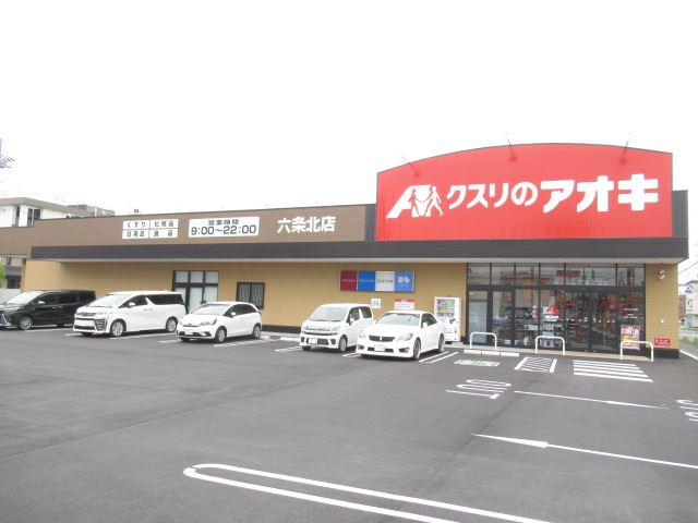 ドラックストア　クスリのアオキ六条北店（ドラッグストア）まで1500m