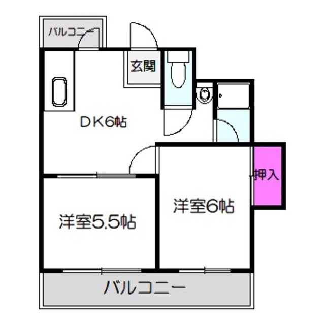 東洋プラザ野江内代の間取り写真