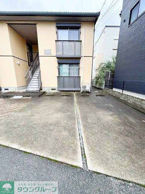 駐車場　眺望