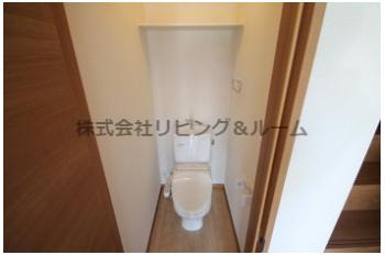 鹿島臨海鉄道 鹿島旭駅 徒歩319分 2階建 築12年のトイレ写真