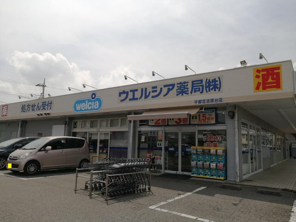 ドラックストア　ウエルシア宇都宮清原台店（ドラッグストア）まで1176m