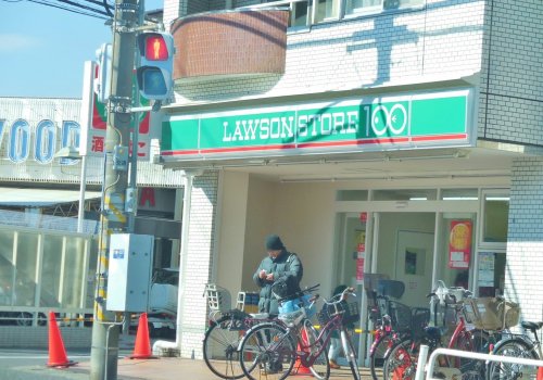 コンビニ　ローソンストア100 LS市川欠真間店（コンビニ）まで251m