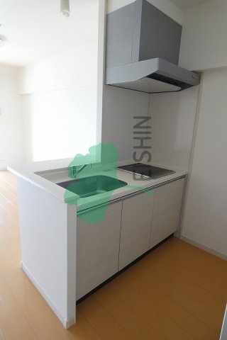 キッチン　シンプルな清潔感のあるキッチンです！