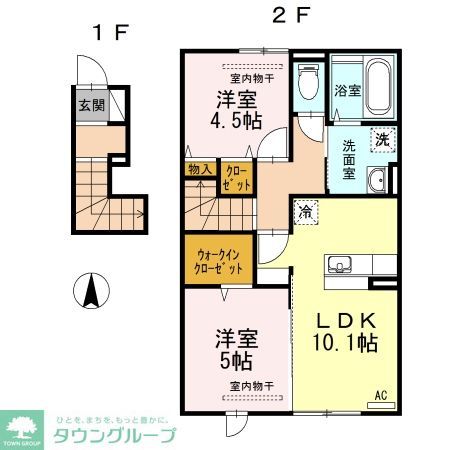 D-room彩都ピア弐番館の間取り写真