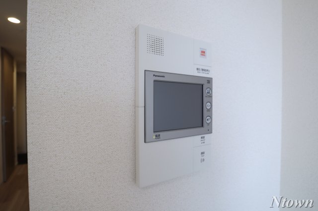 セキュリティ　モニター付きインターホンです