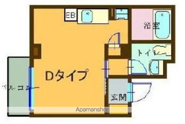 京急本線 上大岡駅 徒歩8分 5階建 築19年の間取り写真