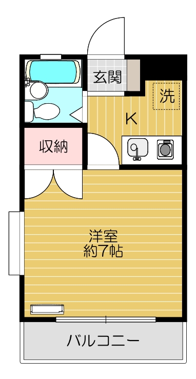 芝山マンションの間取り写真