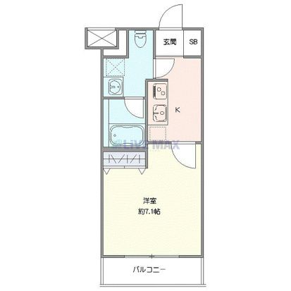 東武東上線 成増駅 徒歩7分 5階建 築2年の間取り写真
