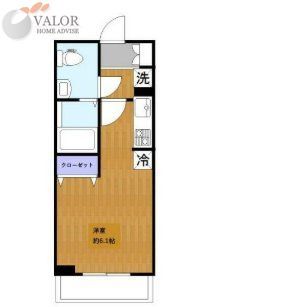 ＪＲ鶴見線 浅野駅 徒歩15分 4階建 築5年の間取り写真