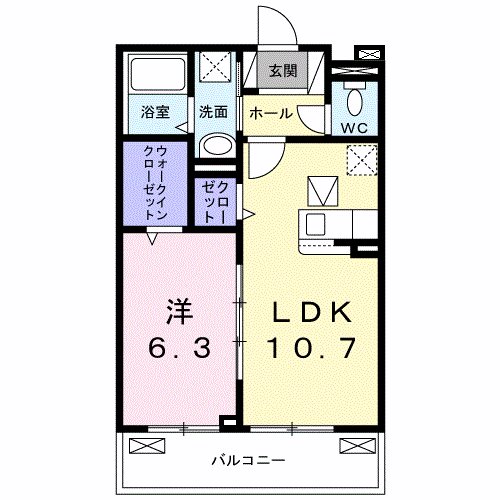 N・Sグランデの間取り写真