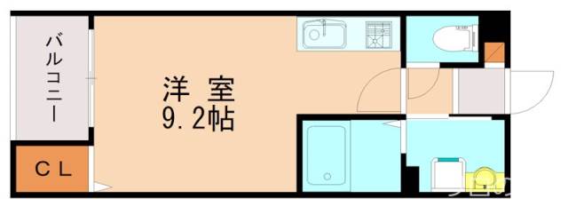 アドバンス香椎参道A棟の間取り写真