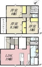 リナージュ岐阜市茜町02の間取り写真