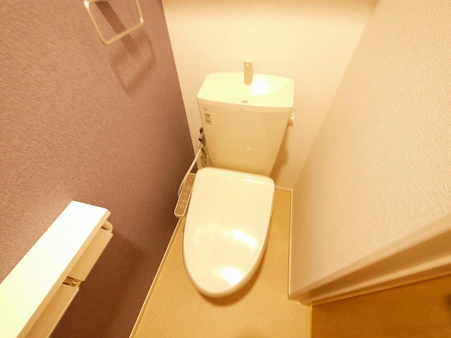 トイレ　ゆったりとした空間のトイレです